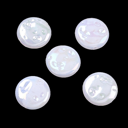 Покрытие непрозрачный акриловый имитационный ракушечный бусин, плоско-круглые