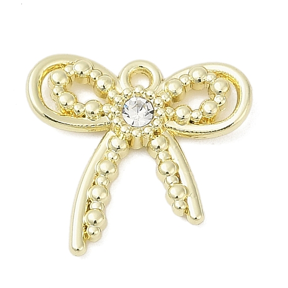 Сплава с стразами подвески, стойки покрытие, без кадмия, без никеля и без свинца, форма банта