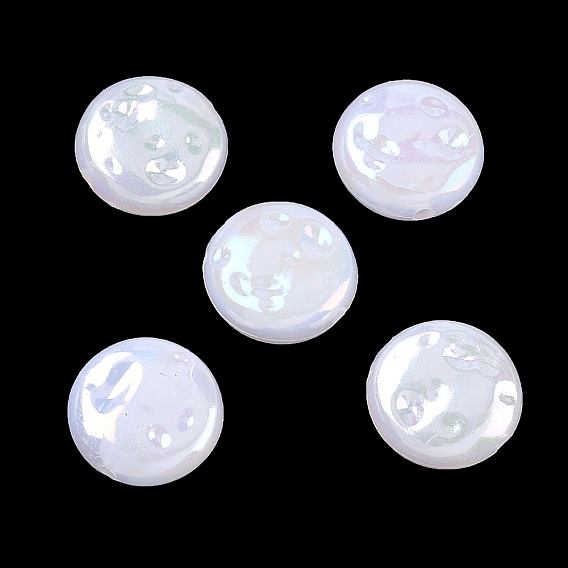 Покрытие непрозрачный акриловый имитационный ракушечный бусин, плоско-круглые