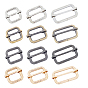 Iron Adjuster Slides Buckles, Roller Pin Buckles Slider Strap Adjuster, for DIY Belt Accessories, Rectangle