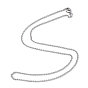 Rolo Chain Necklace for Men, 304 Stainless Steel Necklaces, with Lobster Claw Clasps