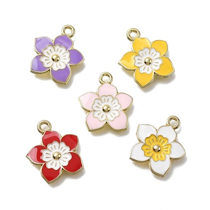 Подвески из эмали и сплава, , золотые