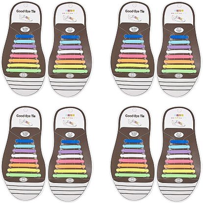 Good Bye Tie Shoelaces, Silicone Anchor Tieless Laces, for Adults