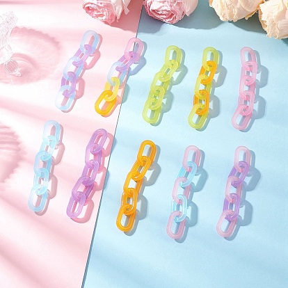 Акриловые кабельные цепи ручной работы, овальные