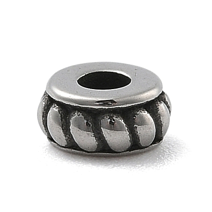 316 бусины из хирургической нержавеющей стали, рондель