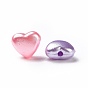 Imitation Pearl Acrylic Beads, Heart
