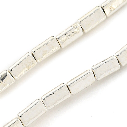 Electroplated Synthetic Non-Magnetic Hematite Beads Strands, Triangle