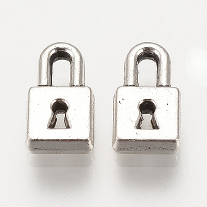 Подвески из сплава в тибетском стиле, запирать, без кадмия и без свинца