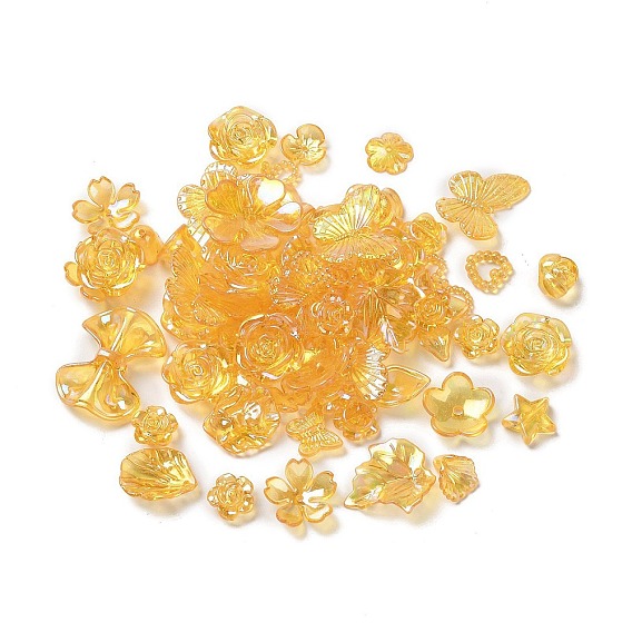 Набор для поиска ювелирных изделий в стиле барокко своими руками, включая акриловые подвески и бусины цвета ab, разнообразные