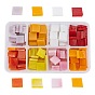 Opaque Glass Cabochons, Mosaic Tiles, for Home Decoration or DIY Crafts, Square