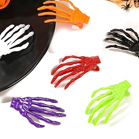 Plastic Alligator Hair Clips, Halloween Hairpin Scary Ghost Claw Skull