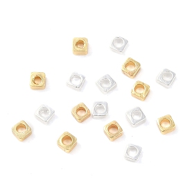 Brass Spacer Beads, Square