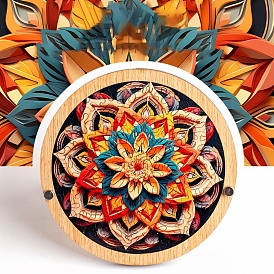 Mandala Puzzle, Jigsaw Puzzles for Adults Kids, Wooden Toys