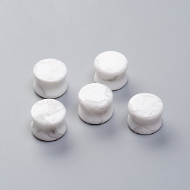 Natural Howlite Beads, No Hole/Undrilled, Column