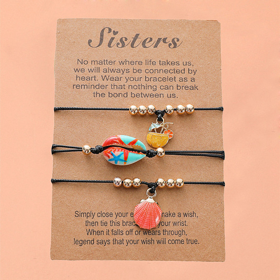 Стильный браслет из ракушек из сплава гавайского океанического плетения – уникально и модно!