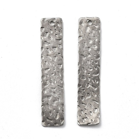 201 подвески из нержавеющей стали, прямоугольный шарм, 