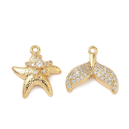 Латунные микро проложить кубического циркония прелести, без никеля , реальный 18 k позолоченный