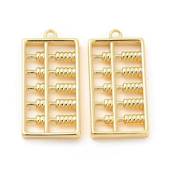 Латунные подвески, без кадмия, без никеля и без свинца, шарм счеты