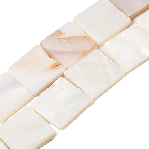 Естественных пресноводных оболочки бисер нитей, квадратный