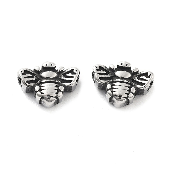 304 из нержавеющей стали бусы, Пчелы