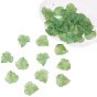 Transparent Frosted Acrylic Pendants, Maple Leaf