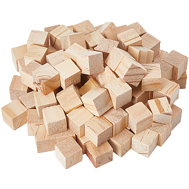 100 шт. необработанного материала для резьбы по дереву своими руками, блоки из липы, кубические