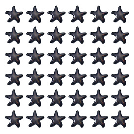 50шт стеклянные бусины, чувствительные к температуре бусины, меняющие цвет, звезда