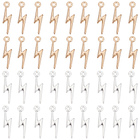 4наборы 2 подвески в виде молнии из цветного сплава