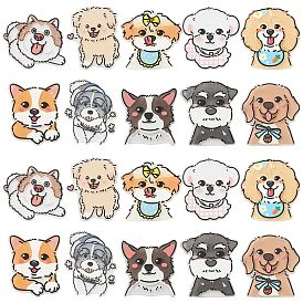20шт 10 стили акриловые кабошоны, собака