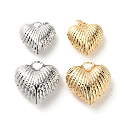 Латунные подвески, без кадмия, без никеля и без свинца, сердце