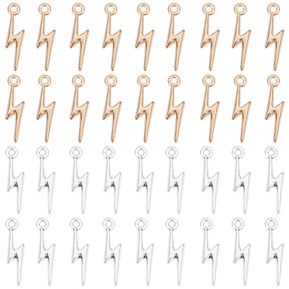 4наборы 2 подвески в виде молнии из цветного сплава