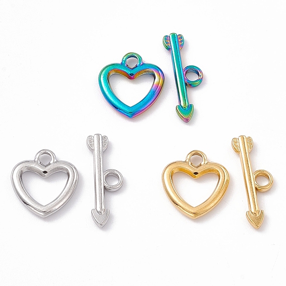 304 из нержавеющей стали застежками тумблеры, сердце
