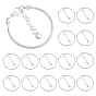 15 Bracelets en laiton et fer de style serpent pour femmes