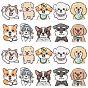 20шт 10 стили акриловые кабошоны, собака