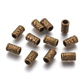 European Alloy Beads, Cadmium Free & Lead Free, 11.5mm long, 7mm wide, hole: 4.5mm