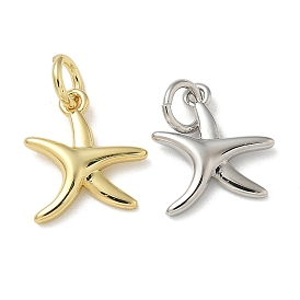 Стойки обшивки латунные подвески, долговечный, без свинца и без кадмия, прелести морская звезда