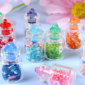 Подвески из стекла и пластика, бутылка очарование