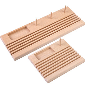 Wood Thread Holder, for Embroidery, Quilting and Sewing Thread Storage