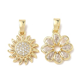 Латунные микро проложить кубического циркония подвески, без кадмия и без свинца, реальный 18 k позолоченный