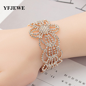 925 Silver Bracelet with Sparkling Water Diamonds - Perfect Wedding Accessory