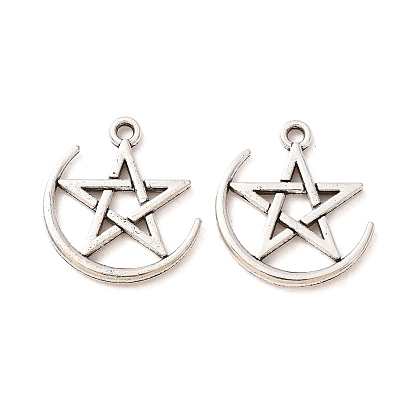 Tibetan Style Alloy Pendants, Star Charms