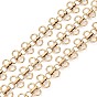 304 Stainless Steel Infinity Link Chains, Unwelded, with Spool