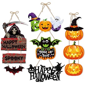 Halloween Paper Party Decoration, for Home Wall Hanging, Garden & Home Decorations