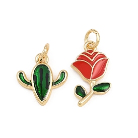 Латунь эмаль прелести, стойки покрытие, без кадмия и без свинца, долговечный, реальный 18 k позолоченный, с целью перехода в кольце