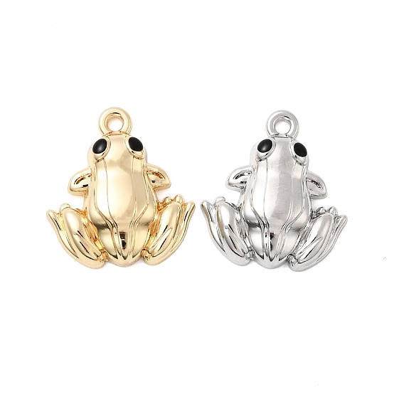 Подвески из эмали и сплава, долговечный, без свинца и без кадмия, стойки покрытие, очарование лягушки