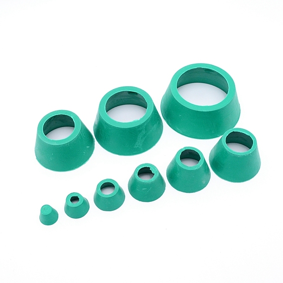 Rubber Filter Adapter Cones Set, Buchner Funnel Flask Adapter Set, Tapered Collar