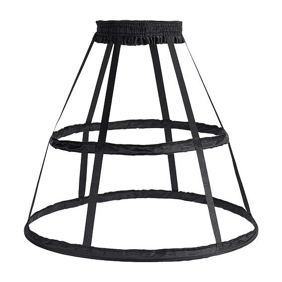 Юбка-крючок из полиэстера и пластиковой проволоки для свадебного платья, бального платья