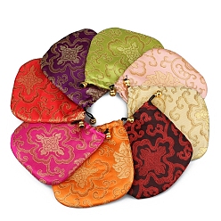 Buddha Theme Square Velvet Drawstring Bags, Organza Pouches Gift Jewelry Packaging Bag