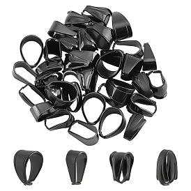 40 шт 4 стиль 201 и 304 защелкивающиеся дужки из нержавеющей стали