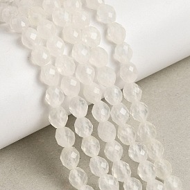 Природных кристаллов кварца бисер нитей, горного хрусталя, граненые, рис